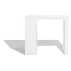 Mange debout Luminosa blanc rangement intégré