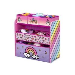 Meuble de rangement enfant motif licorne