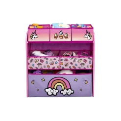 Meuble de rangement enfant motif licorne