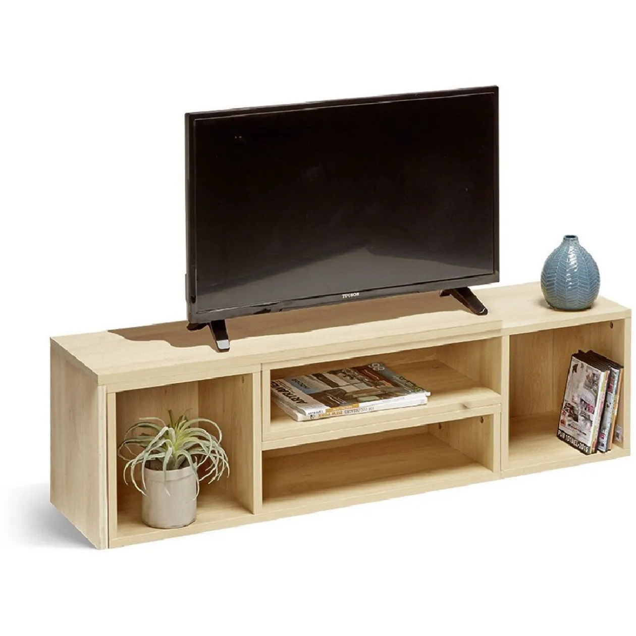 Meuble TV INgénius modulable en bois