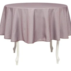 Nappe antitâches ronde marron