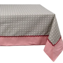 Nappe brodée design confiture de fraises