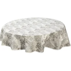 Nappe cirée ronde Coffee Shop