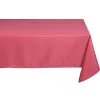 Nappe de table rectangulaire rose fuchsia unie