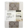 Nappe effet lin avec chemin de table design festif 250 x 140 cm