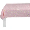 Nappe en polyester imprimé fleur