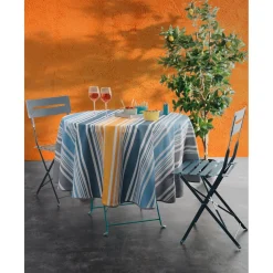 Nappe en polyester ronde
