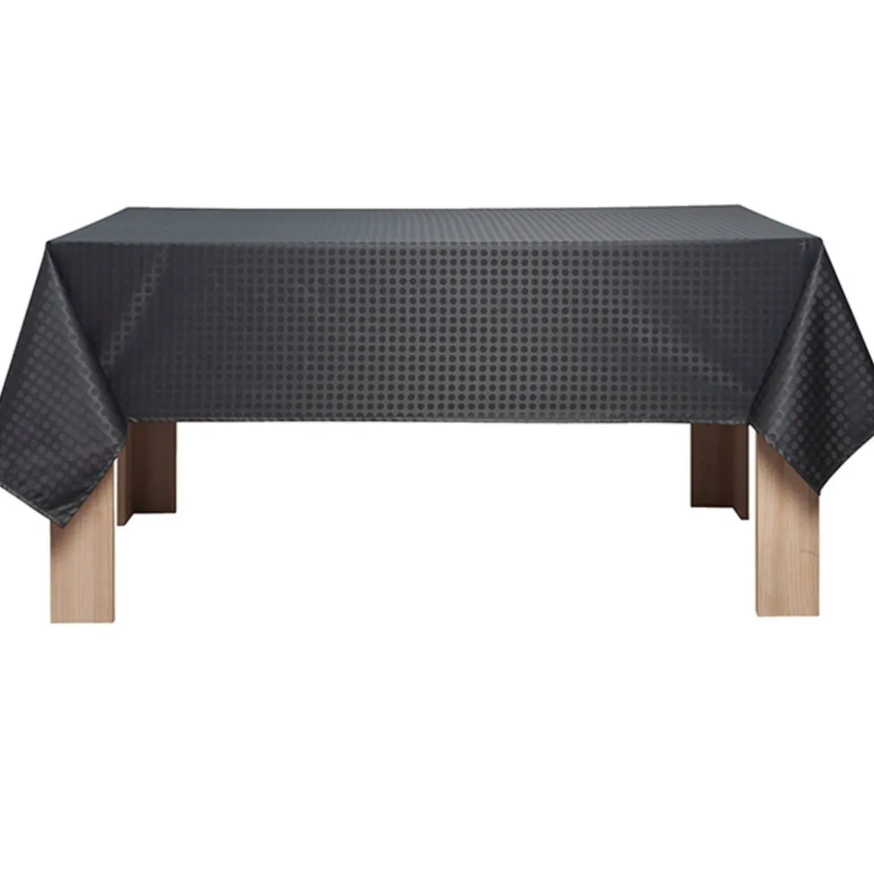 Nappe enduite rectangulaire noire