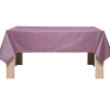 Nappe enduite rectangulaire prune