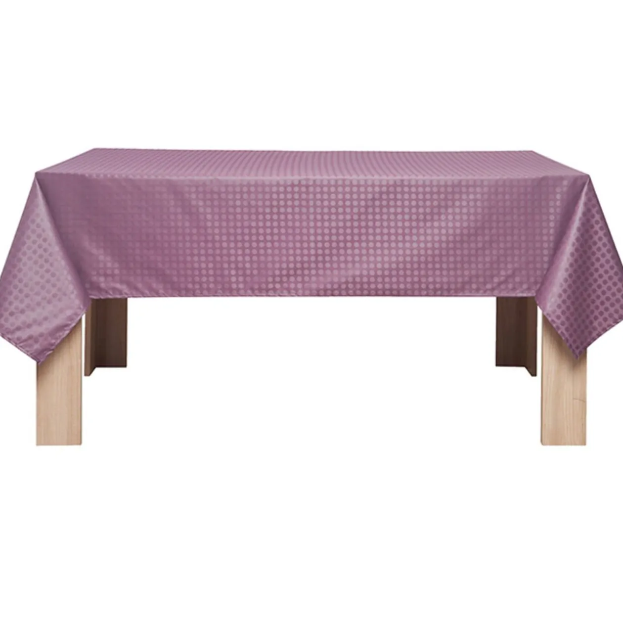 Nappe enduite rectangulaire prune
