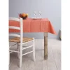 Nappe enduite rectangulaire corail