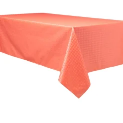 Nappe enduite rectangulaire corail
