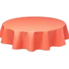Nappe enduite ronde corail