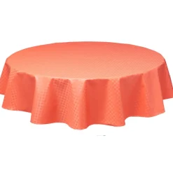 Nappe enduite ronde corail