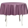 Nappe enduite ronde prune