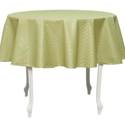 Nappe enduite ronde verte
