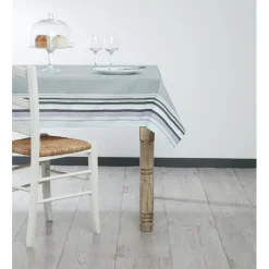 Nappe rectangulaire bayadère multicolore