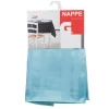 Nappe rectangulaire bleue à rayures jacquard