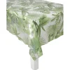 Nappe rectangulaire cristal design feuille tropical