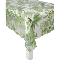 Nappe rectangulaire cristal design feuille tropical