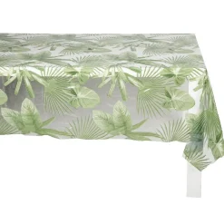 Nappe rectangulaire cristal design feuille tropical