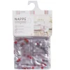 Nappe rectangulaire en plastique transparent motif pois et rayures