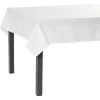 Nappe rectangulaire en tissu blanc