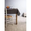 Nappe rectangulaire grise quadrillage brillant