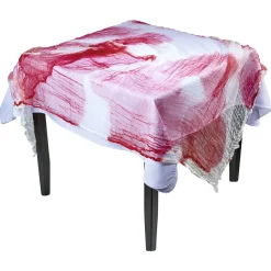 Nappe rectangulaire Halloween papier ensanglantée