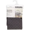 Nappe rectangulaire imprimée Cristal noire, dim. 240x140 cm en PVC