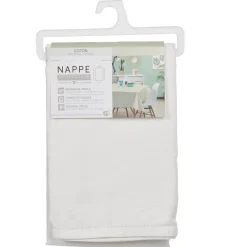 Nappe rectangulaire ivoire unie