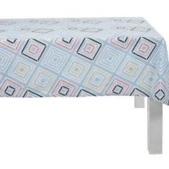 Nappe rectangulaire losange multicolore
