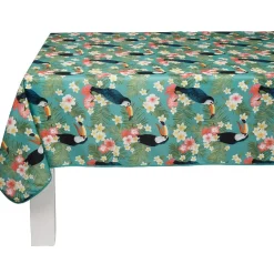 Nappe rectangulaire motif caraïbes perroquet