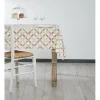 Nappe rectangulaire multicolore pastel