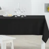 Nappe rectangulaire noire unie