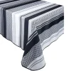 Nappe rectangulaire noire et blanche