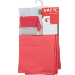 Nappe rectangulaire rose