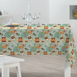 Nappe rectangulaire toile cirée design kitchen