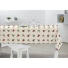 Nappe rectangulaire toile cirée motif poules