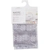 Nappe rectangulaire transparente motif carreau de ciment