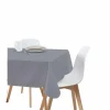 Nappe rectangulaire unie grise