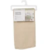 Nappe ronde coton uni taupe