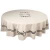 Nappe ronde design bistrot