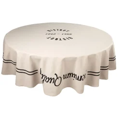 Nappe ronde design bistrot