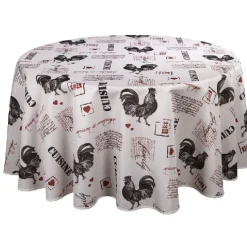 Nappe ronde design fermette