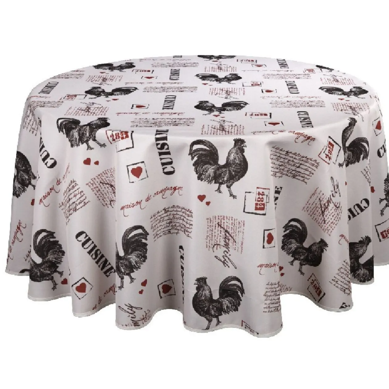 Nappe ronde design fermette