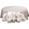 Nappe ronde design poule