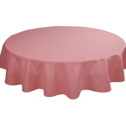 Nappe ronde framboise uni