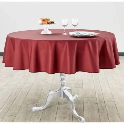 Nappe ronde rouge