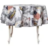 Nappe ronde toile cirée design New York